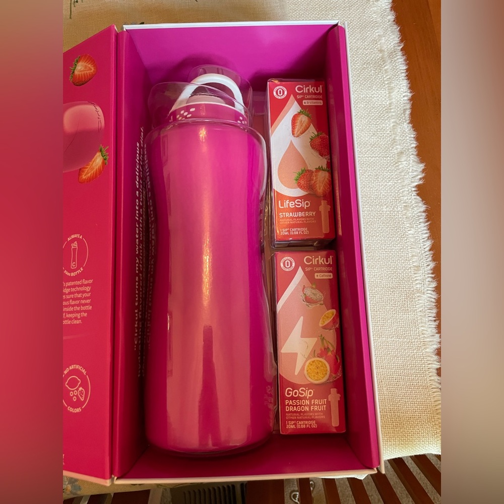 Cirkul Pink Stainless Steel Water Bottle Set - Picture 8 of 8